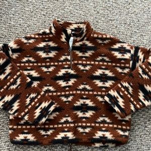American Eagle Fleece Half Zip